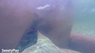 Ocean underwater milk anal enema from big asshole - porn video