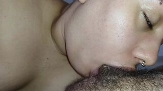first blowjob of the day I love feeling his cock still soft inside my mouth slowly hard - porn video