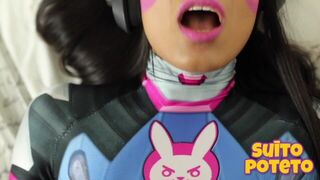 Dva I had sex with one of my fans Creampie cuckold wife cosplay - porn video