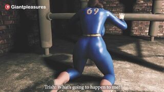 Radiation Causes Woman to Grow Into Super Mutant Giantess - porn video